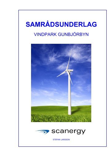 SAMRÅDSUNDERLAG - Scanergy