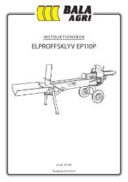 Elproffsklyv Ep110p - Bala Agri AB