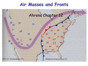 Air Masses and Fronts