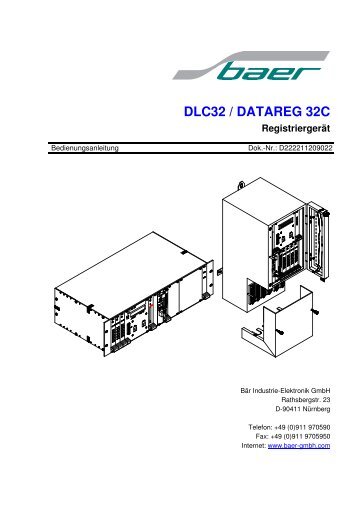 DLC32 / DATAREG 32C - Baer Gmbh