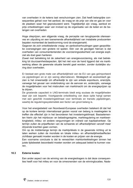 Rol van Fossiele bronnen: rapport - Instituut Samenleving en ...