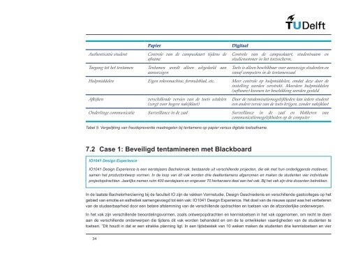 TU Delft - Ontwikkelingen in de Delftse Toetspraktijk - CAN