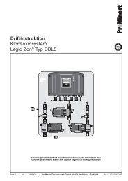 Klordioxidsystem Legio Zon CDL5 - ProMinent