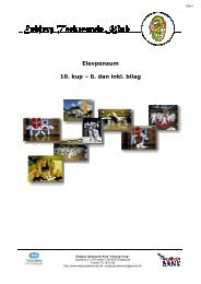 Pensum - Esbjerg Taekwondo Klub