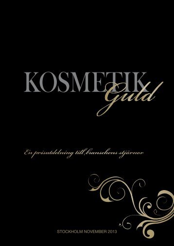 En prisutdelning till branschens stjärnor - Tidningen Kosmetik