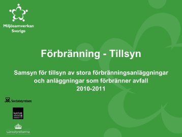 Presentation av projektet - Miljösamverkan Sverige