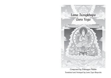 Lama Tsongkhapa Guru Yoga 0409.indd - Kurukulla Center for ...