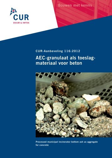 AEC-granulaat als toeslag- materiaal voor beton - Inashco