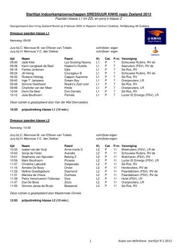 Kopie van definitieve startlijst 9-2-2013.xlsx - KNHS Zeeland