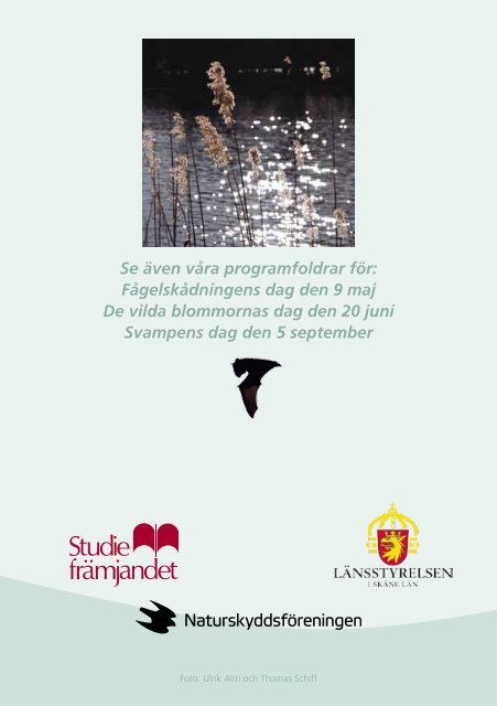 Folder Skåne Blekinge - Naturskyddsföreningen