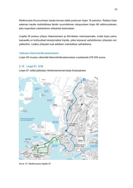 Etelä- ja Länsi-Helsingin linjastosuunnitelma 2012 - Hsl