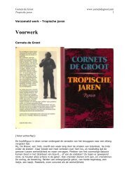 Verzameld werk - Tropische jaren - De open ruimte