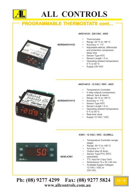 Industrial Gas Catalogue- Section 6-13 - All Controls