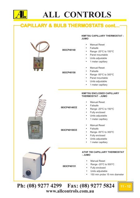 Industrial Gas Catalogue- Section 6-13 - All Controls