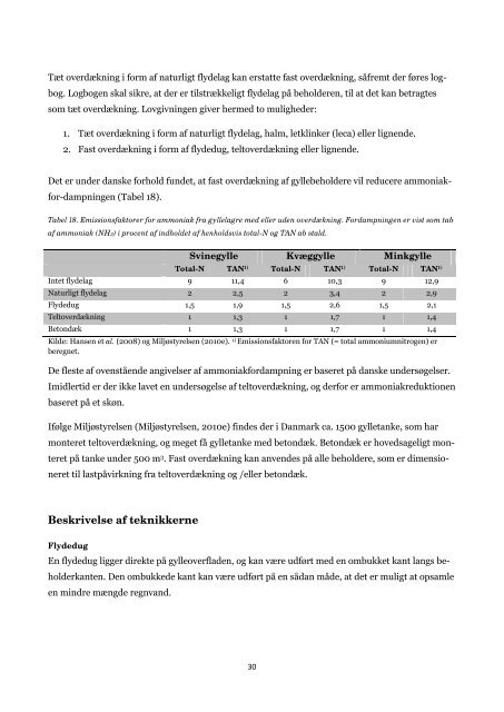 DCA rapport om Miljøteknologier i det primære jordbrug