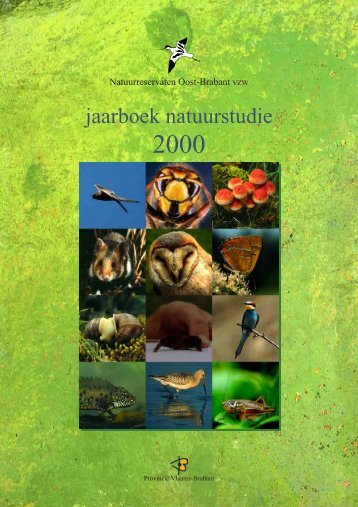 Jaarboek natuurstudie 2000 (1.41 mb, .pdf) - Natuurpunt Velpe-Mene