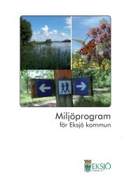 Förslag till miljöprogram för Eksjö kommun