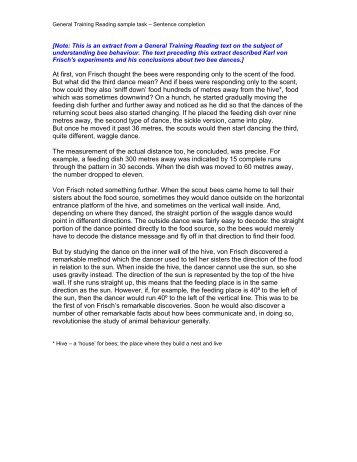 general reading sample Ielts sample general reading test.
