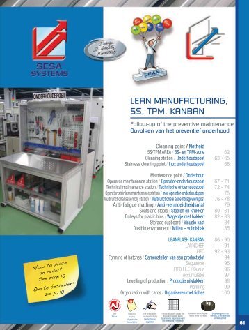 LEAN MANUFACTURING, 5S, TPM, KANBAN - Metrology Direct