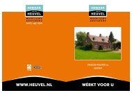 Brochure - Adriaan van den Heuvel makelaars en adviseurs