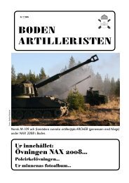 Artilleristen nr 2 2008.indd - Bodenartilleristen