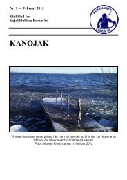 Nr. 1 - februar 2012 - Kajakklubben Esrum Sø