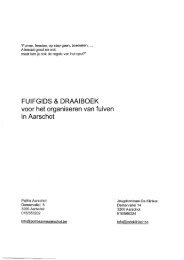 FUIFGIDS & DRAAIBOEK voor bet organiseren van ... - De Klinker