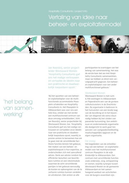 Vertaling van idee naar beheer - Hospitality Consultants