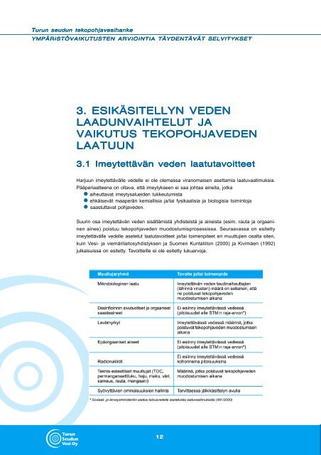 ympäristövaikutusten arviointia täydentävät selvitykset