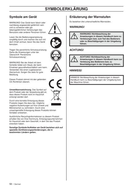 OM, PG 680, PG 820, 2013-06, NL, FR, DE, IT - Husqvarna ...