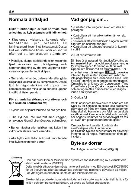 BEKO FNE 19906 Fridge Freezer Operating Instructions User Guide ...