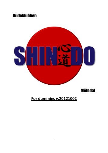 Ju-jutsuklubben Shindo for dummies v - Budoklubben Shindo