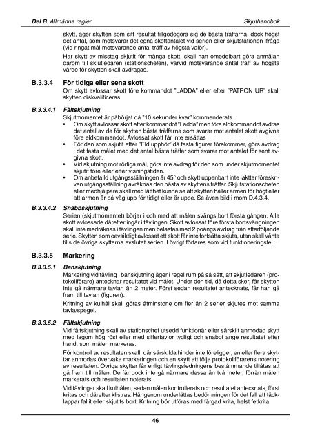 Skjuthandboken - Svenska Pistolskytteförbundet