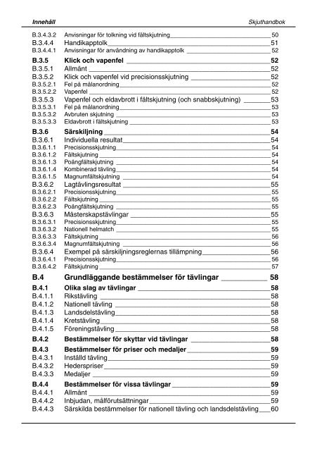 Skjuthandboken - Svenska Pistolskytteförbundet