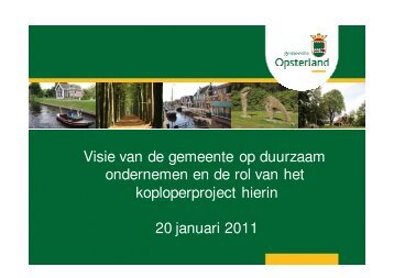 gemeente Opsterland - DGMR