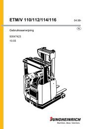 ETM/V 110/112/114/116 - Jungheinrich