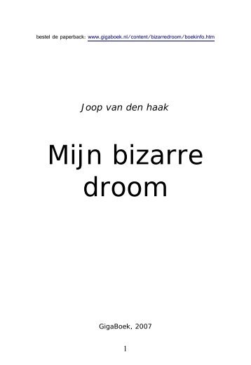 Mijn bizarre droom - Joop van den Haak.pdf - Overspoor