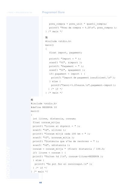 Introducció al desenvolupament de programari - 6 tasses de Java ...