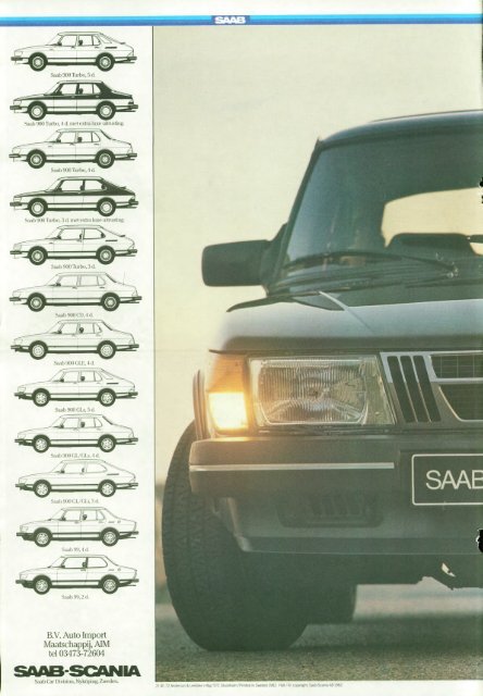 82 SAAB 900 Turbo - SAAB 900 classic