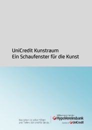 Unicredit Kunstraum Booklet - Hypovereinsbank