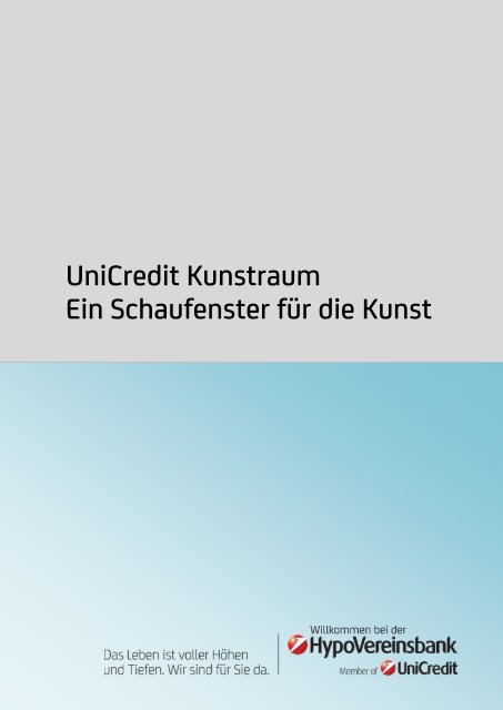 Unicredit Kunstraum Booklet - Hypovereinsbank