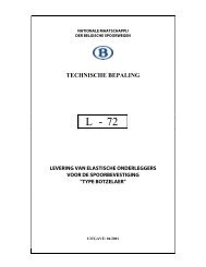 TECHNISCHE BEPALING - Infrabel