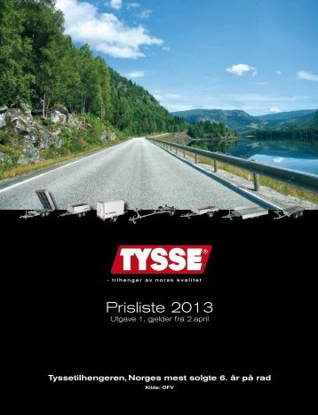 Prisliste 2013