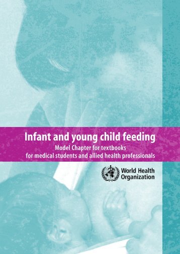 Infant and young child feeding: Model Chapter for - WABA