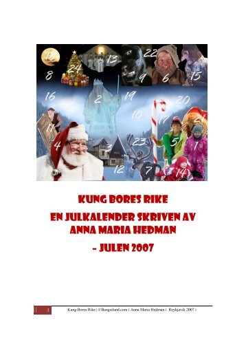 Kung Bores Rike En Julkalender skriven av Anna ... - Bangsiland.com