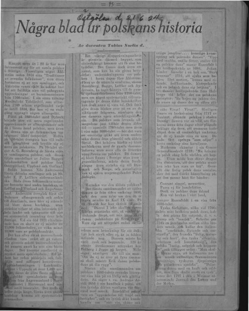 1924-24-01 Några blad ur polskans historia T. Norlind