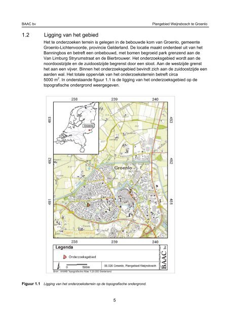 Plangebied Weijnsbosch te Groenlo - Oudheidkundige Vereniging ...