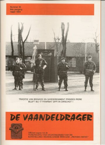 Nummer 35 9de jaargang maart 1994 - Museum Brigade en Garde ...