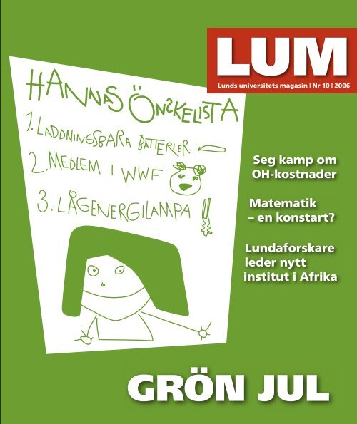 LUM nr 10 - 15 december (PDF 2,9 MB - Nytt fönster)