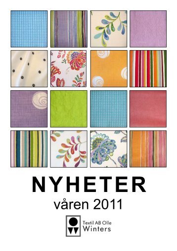våren 2011 - Textil AB Olle Winters